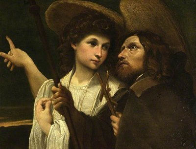 Saint Roch and the Angel by Annibale Carracci